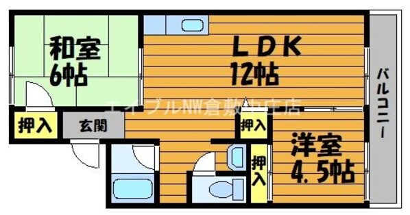 グリーンハイツ神田　A棟の物件間取画像